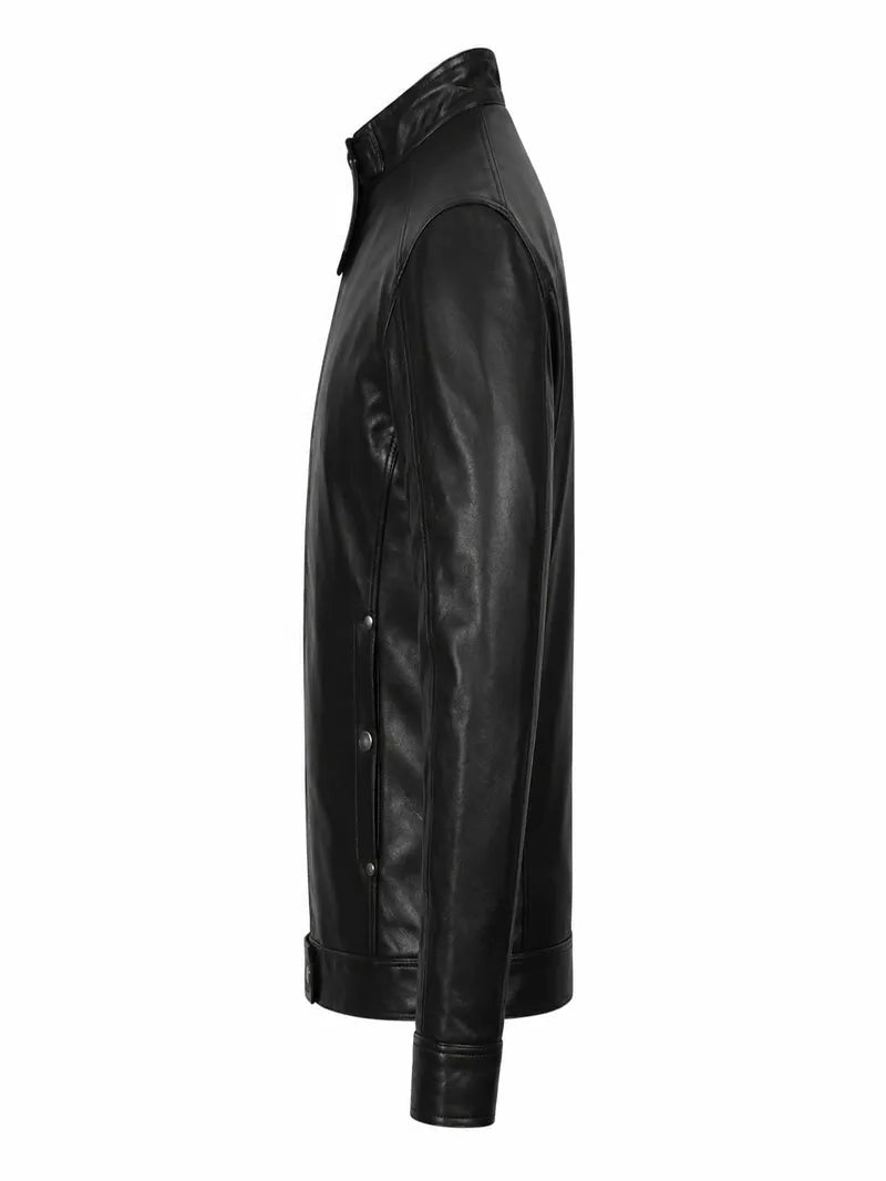Men’s Band Collar Jacket Left 