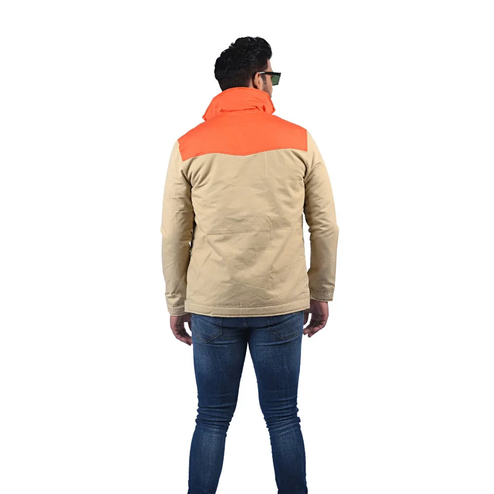 Men’s Beige Cotton Jacket
