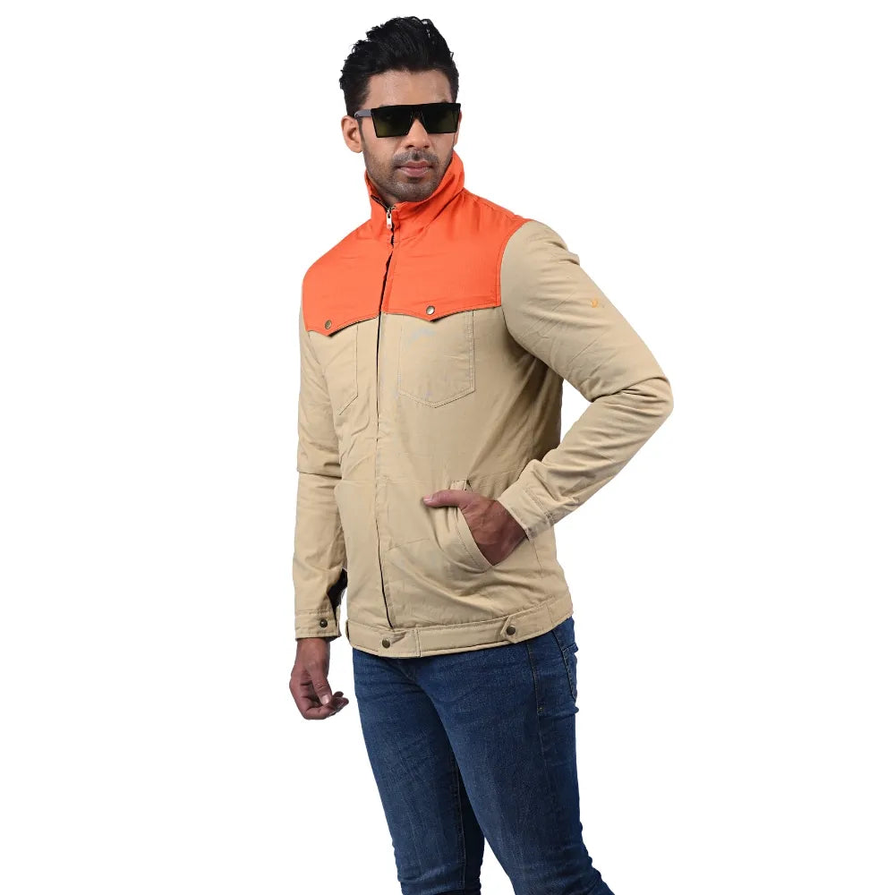 Men’s Beige Cotton Jacket