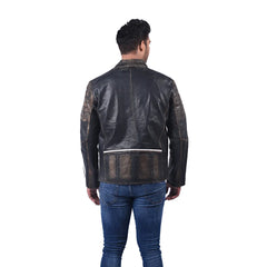 Men’s Black Apex Leather Jacket
