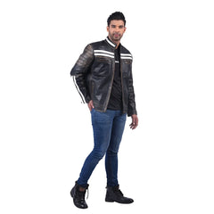Men’s Black Apex Leather Jacket