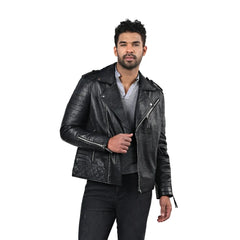 Men’s Black Arixon Leather Jacket