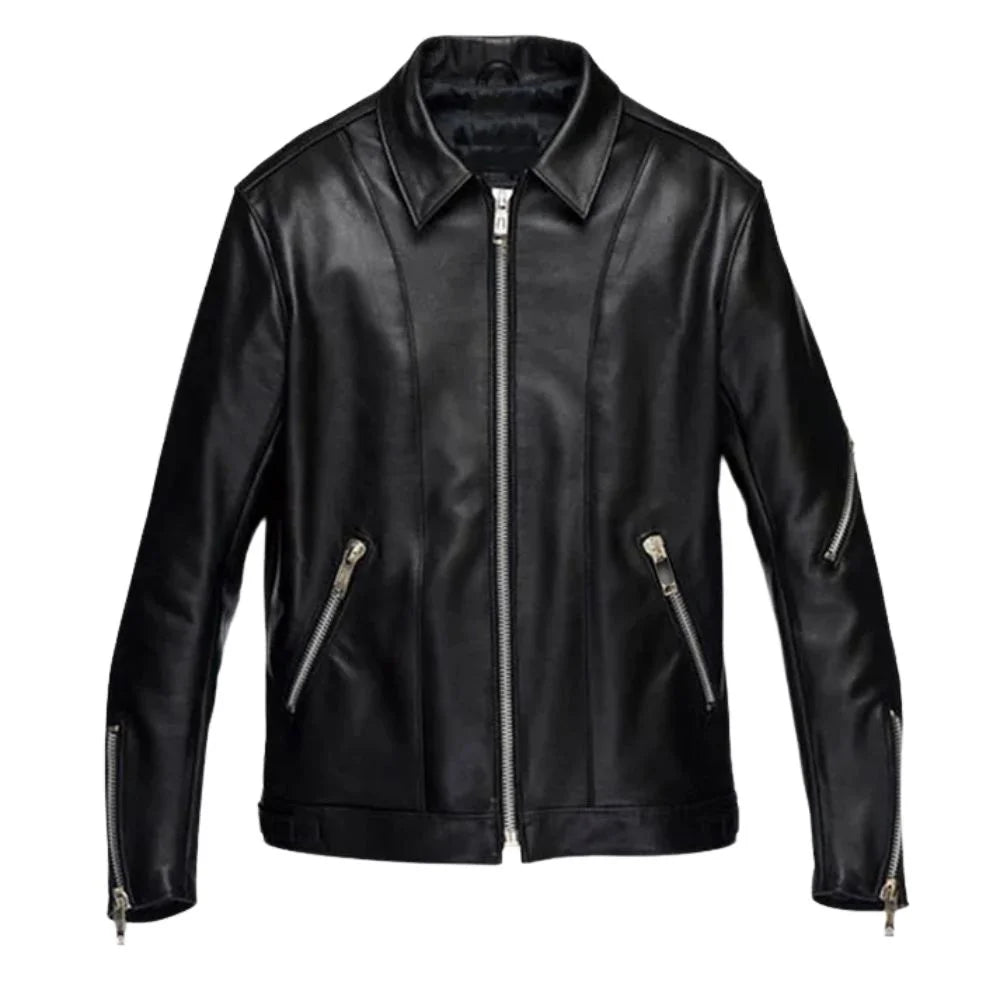 Men’s Black Classic Leather Jacket