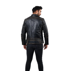 Men’s Black Durvex Leather Jacket