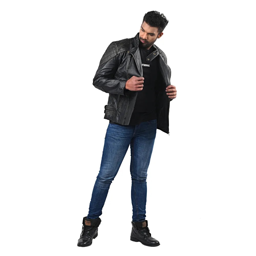 Men’s Black Forge Leather Jacket