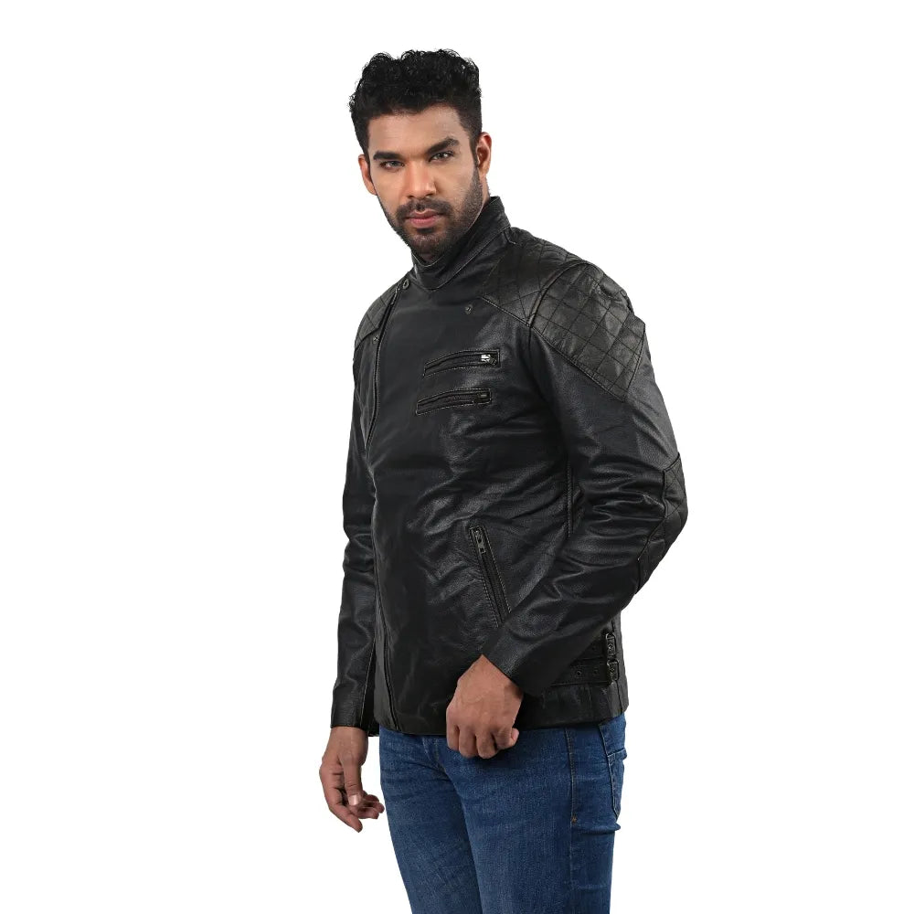 Men’s Black Forge Leather Jacket