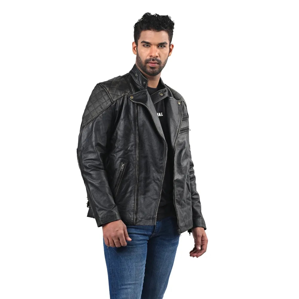 Men’s Black Forge Leather Jacket
