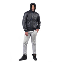 Men’s Black Havor Leather Jacket