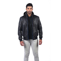 Men’s Black Havor Leather Jacket
