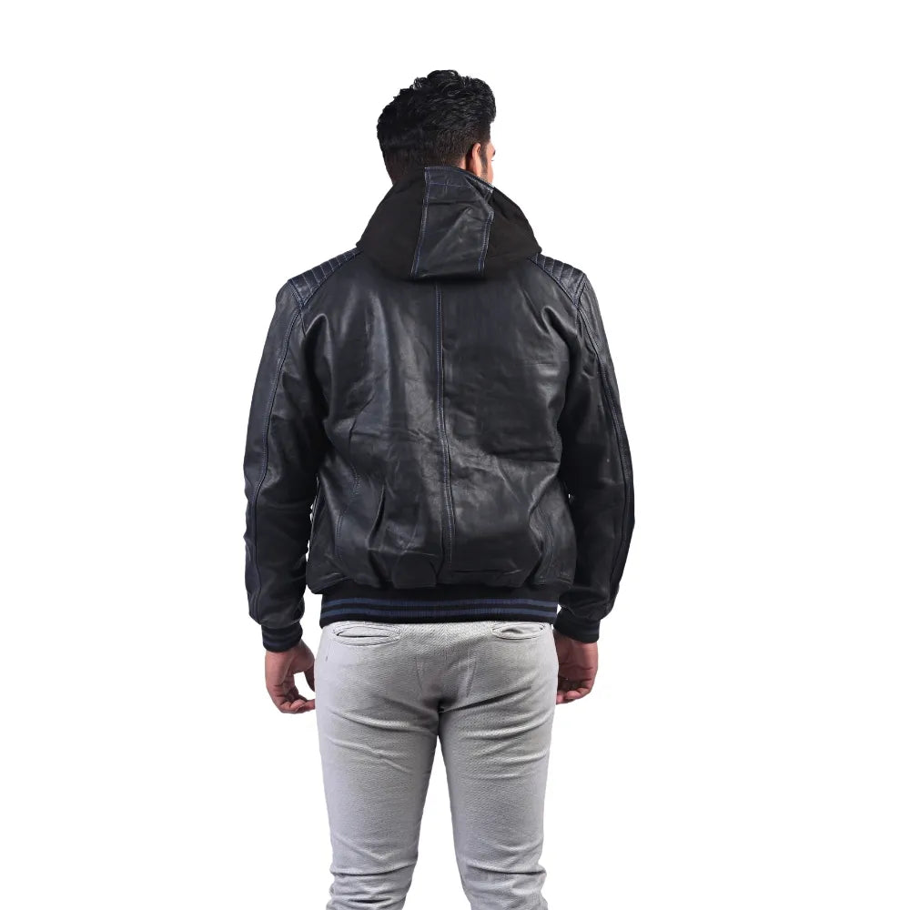 Men’s Black Havor Leather Jacket