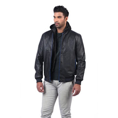 Men’s Black Havor Leather Jacket