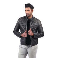 Men’s Black Heritage Leather Jacket