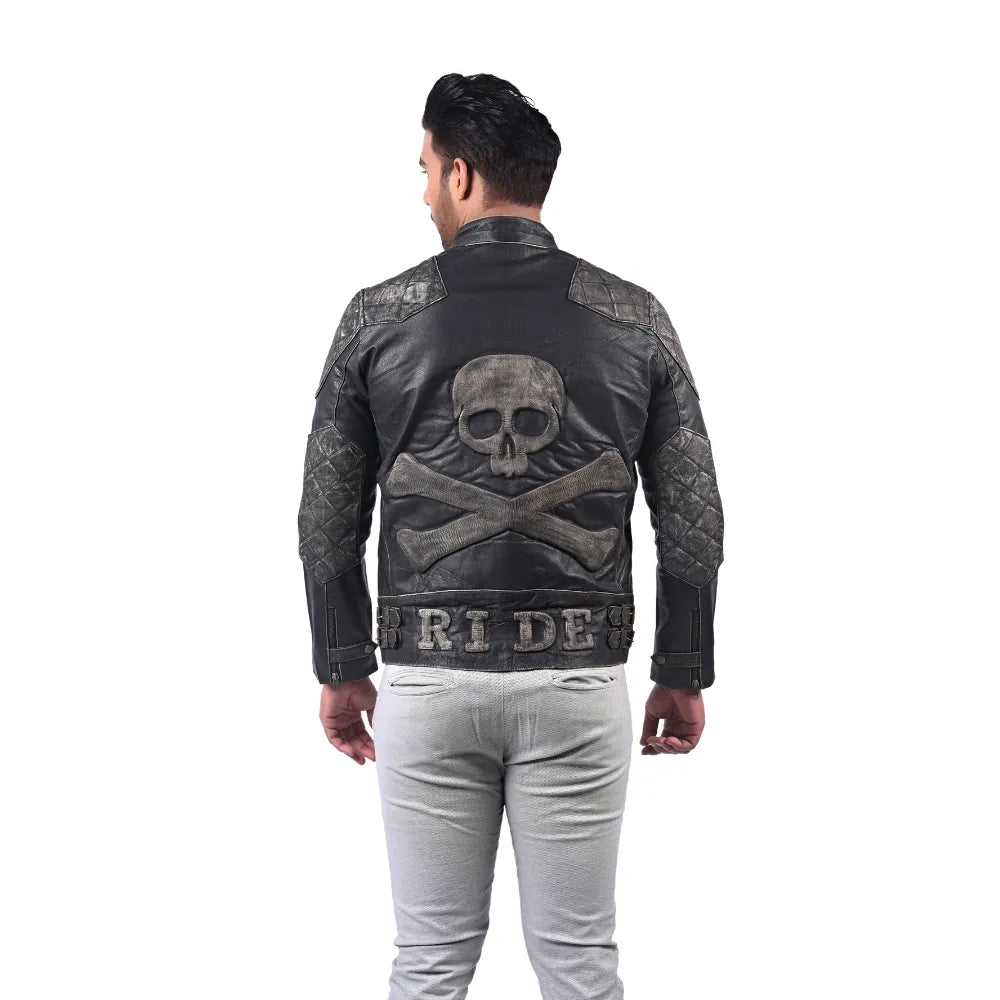 Men’s Black Heritage Leather Jacket