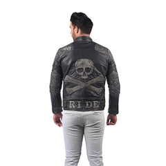 Men’s Black Heritage Leather Jacket