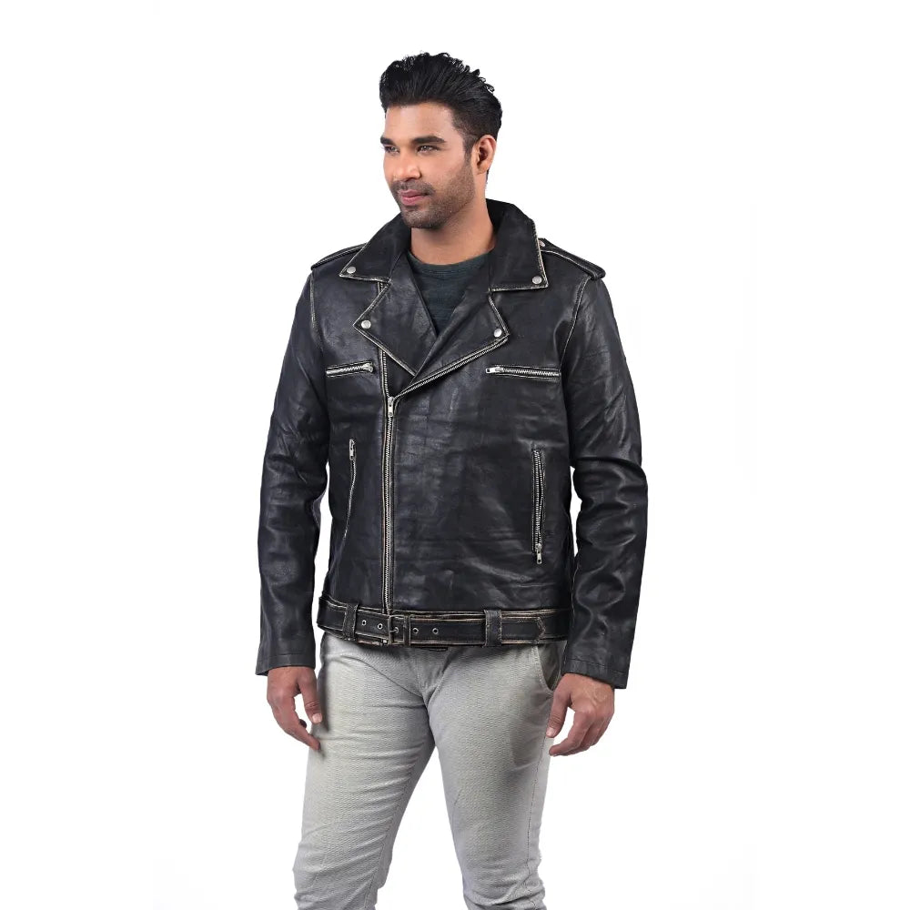 Men’s Black Ironcrest Leather Jacket