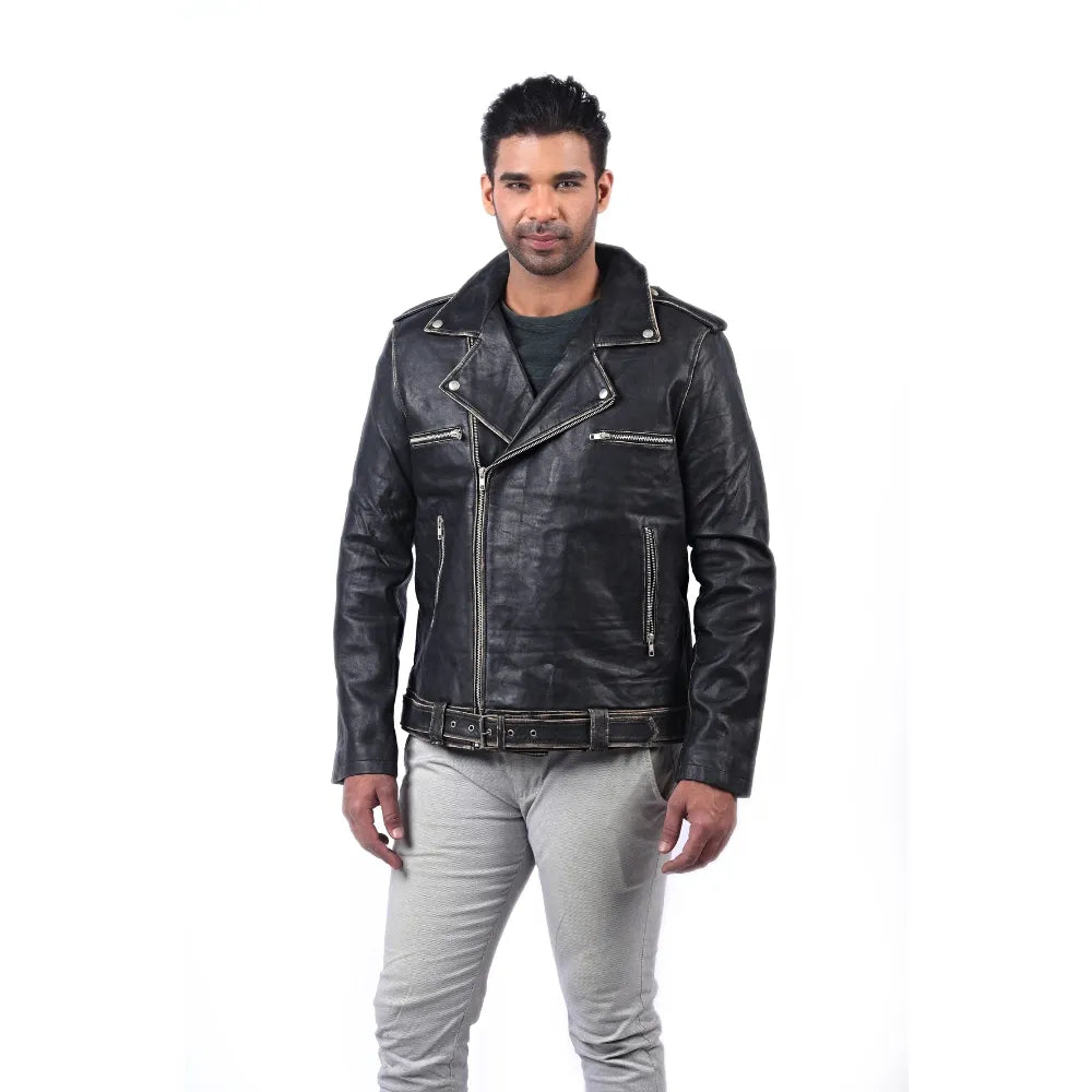 Men’s Black Ironcrest Leather Jacket