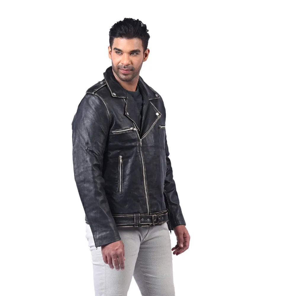 Men’s Black Ironcrest Leather Jacket