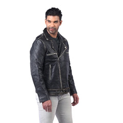 Men’s Black Ironcrest Leather Jacket