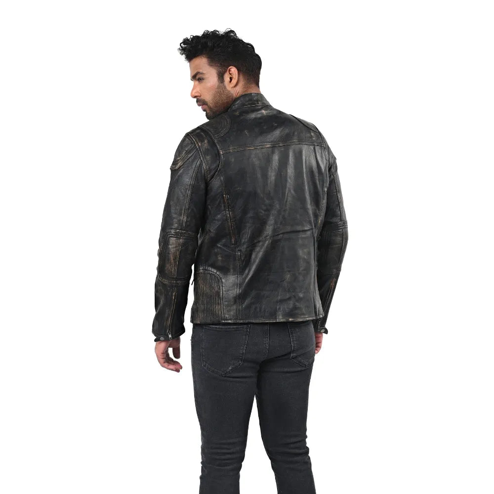 Men’s Black Ironforge Leather Jacket