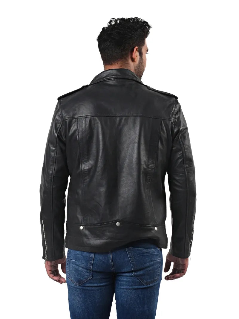 Men’s Black Leather Jacket