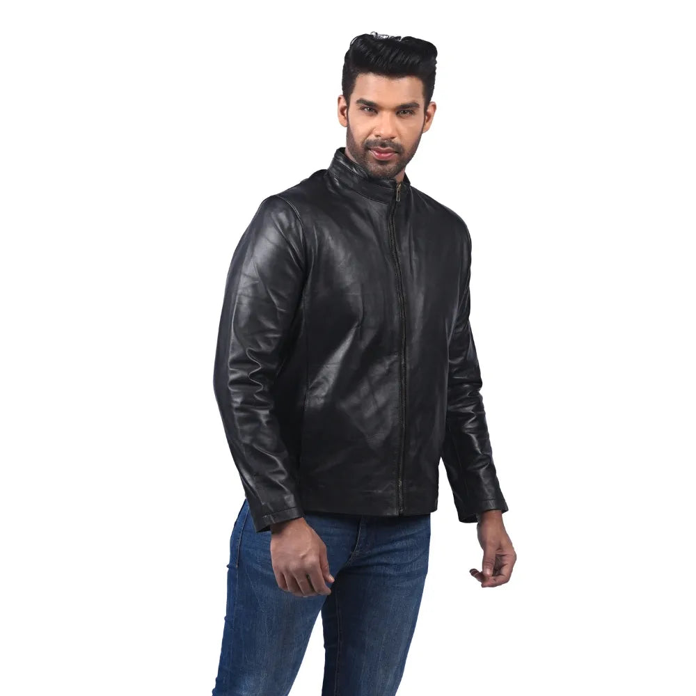 Men’s Black Lexton Leather Jacket
