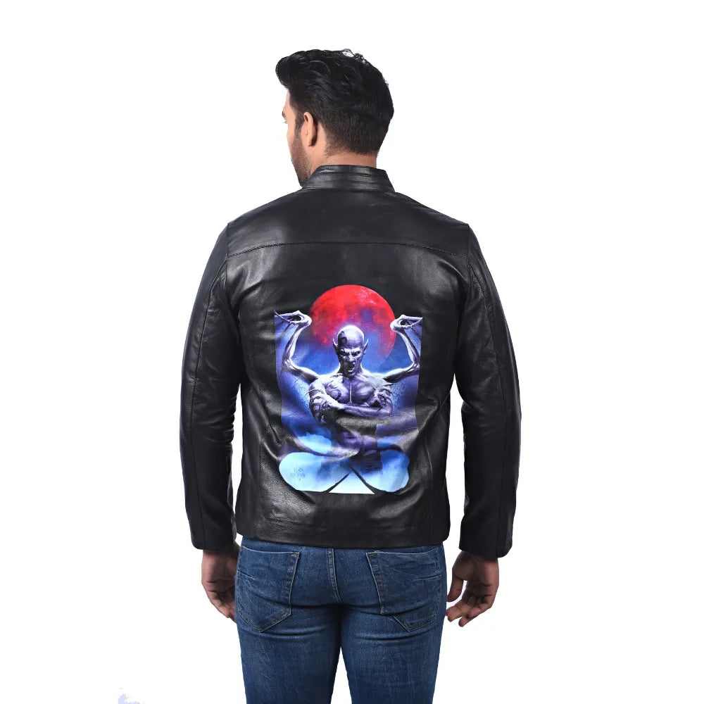 Men’s Black Lexton Leather Jacket