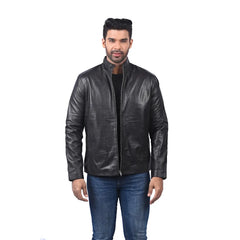Men’s Black Lexton Leather Jacket