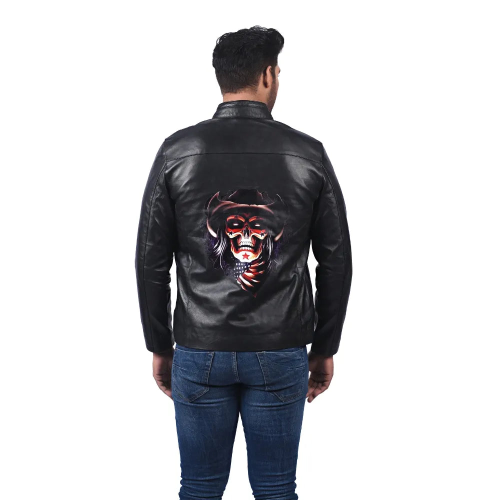 Men’s Black Lornex Leather Jacket