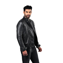 Men’s Black Nexor Leather Jacket