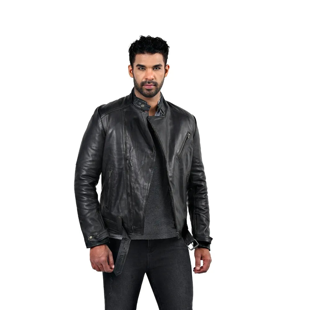 Men’s Black Nexor Leather Jacket