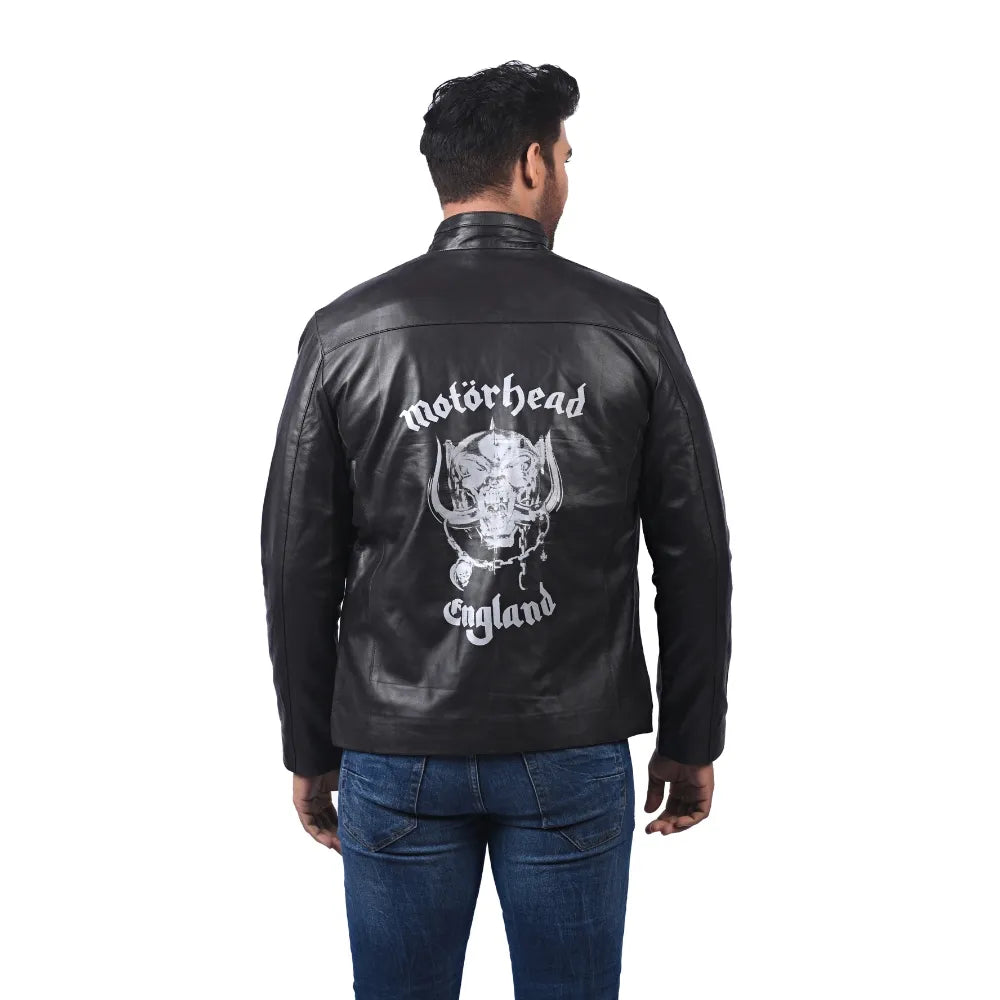 Men’s Black Nightforge Leather Jacket