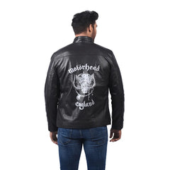 Men’s Black Nightforge Leather Jacket