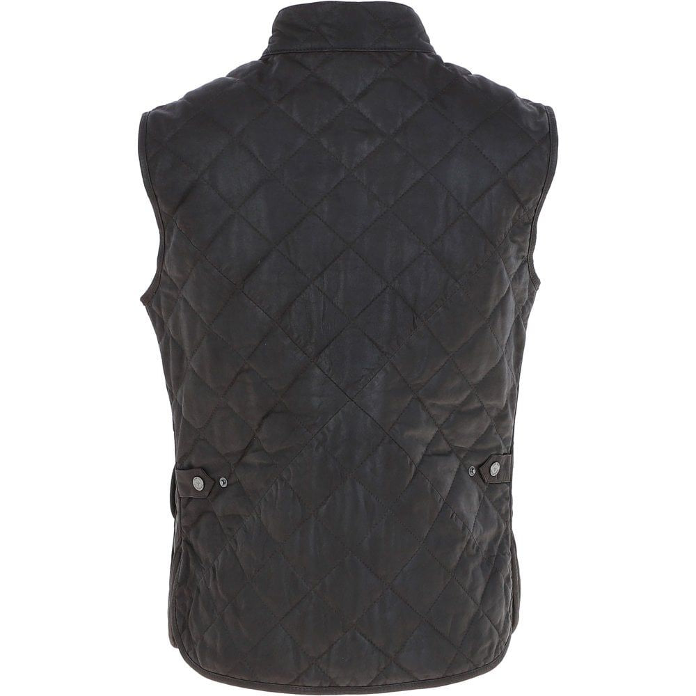 Men's Black Quilted Leather Vest