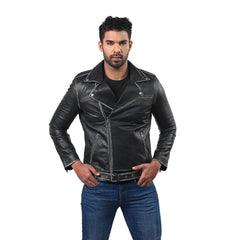 Men’s Black Real Leather Jacket