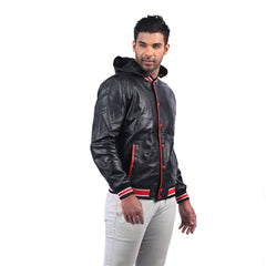 Men’s Black Rydex Leather Jacket