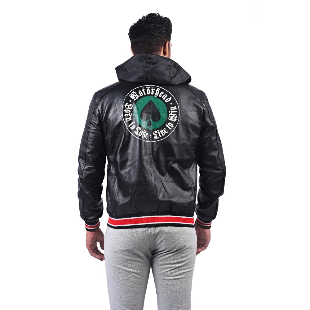 Men’s Black Rydex Leather Jacket