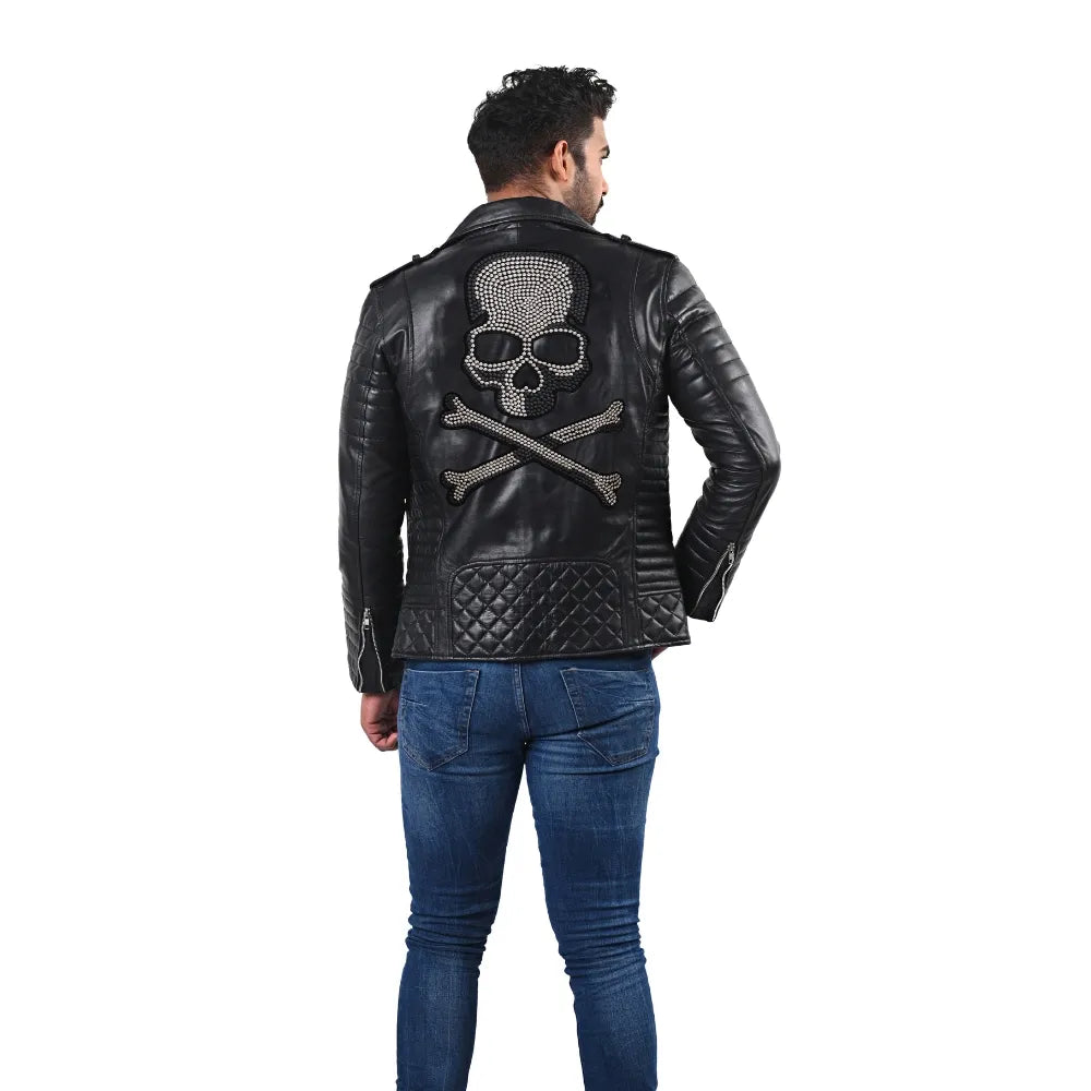 Men’s Black Shadowrift Leather Jacket