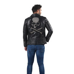 Men’s Black Shadowrift Leather Jacket