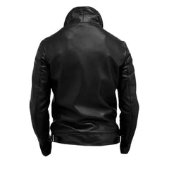 Men’s Black Slim Fit Leather Jacket