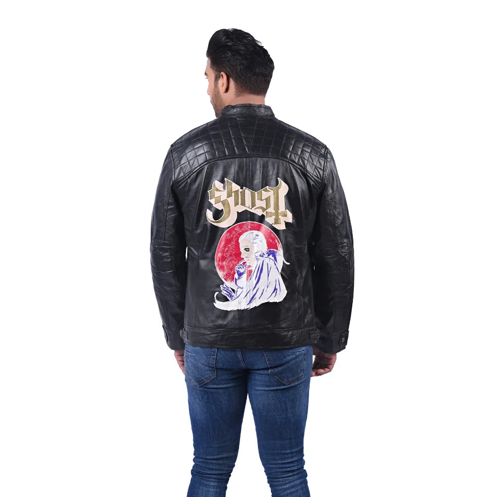 Men’s Black Smooth Leather Jacket