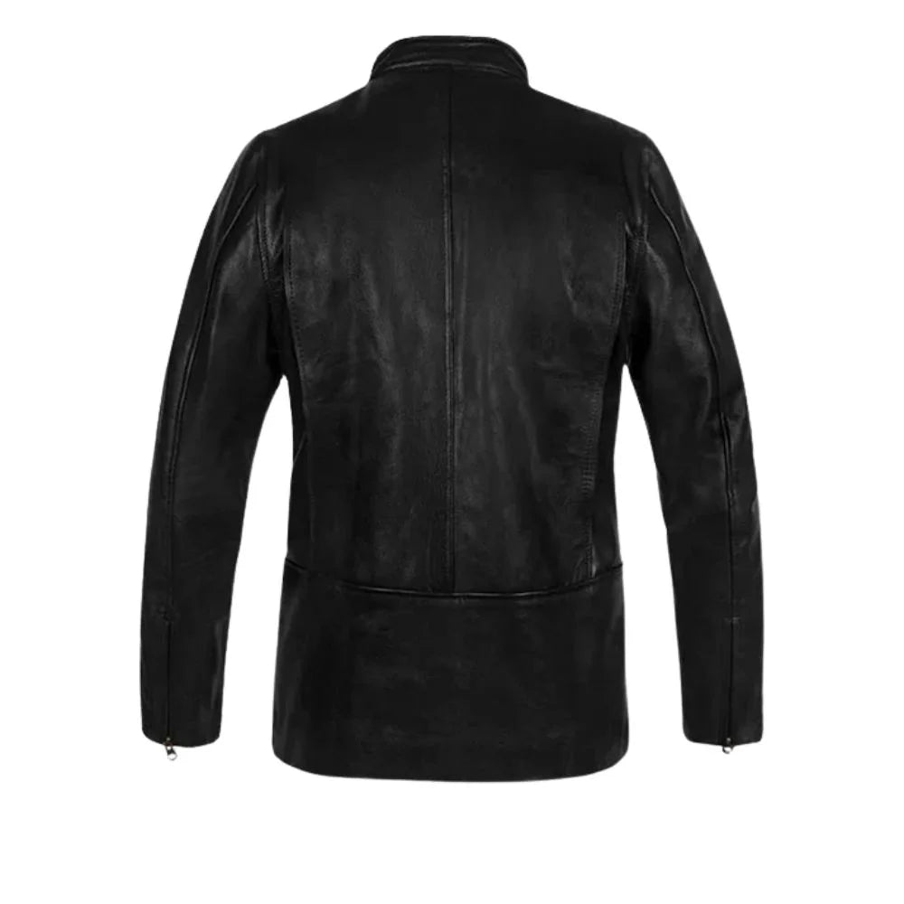 Men’s Black Standard Leather Jacket