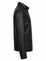 Men’s Black Standard Leather Jacket Right 