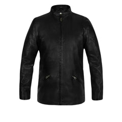Men’s Black Standard Leather Jacket