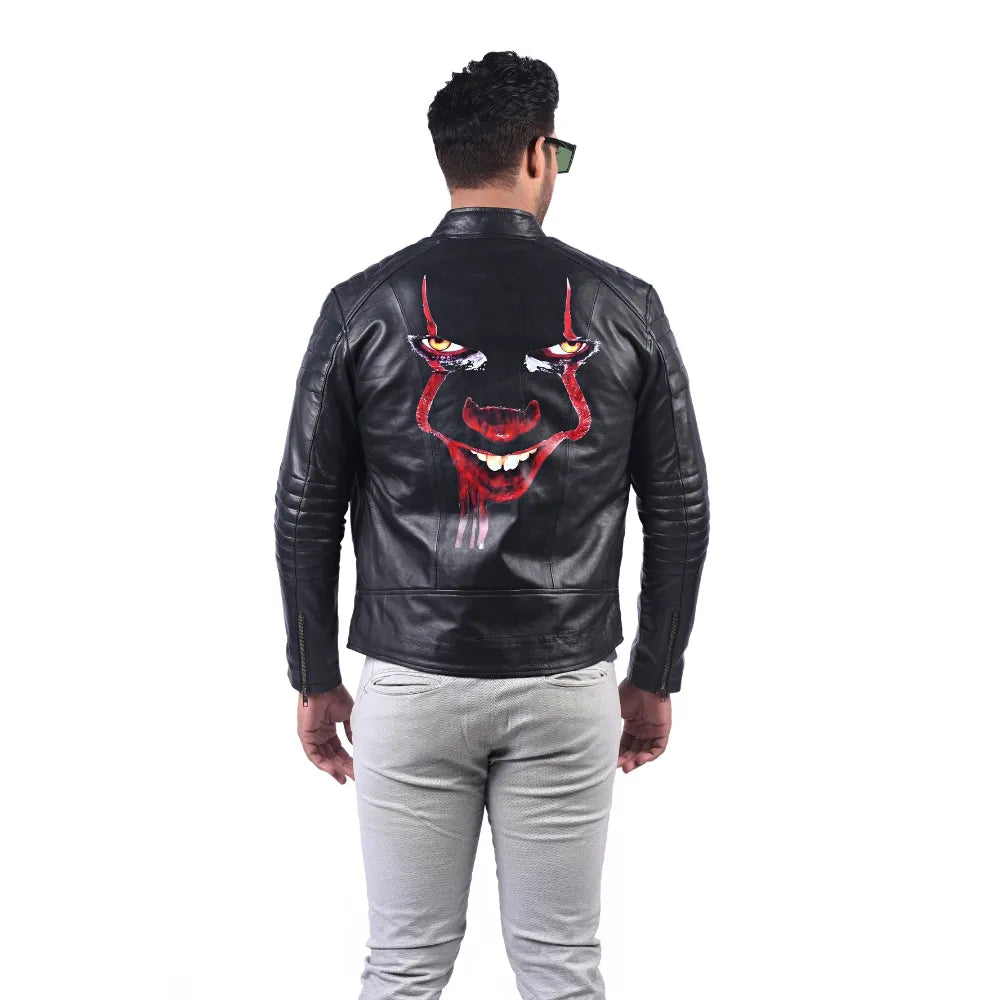 Men’s Black Steelmark Leather Jacket