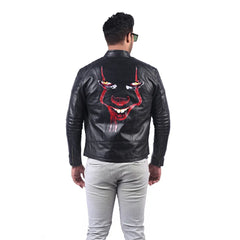 Men’s Black Steelmark Leather Jacket