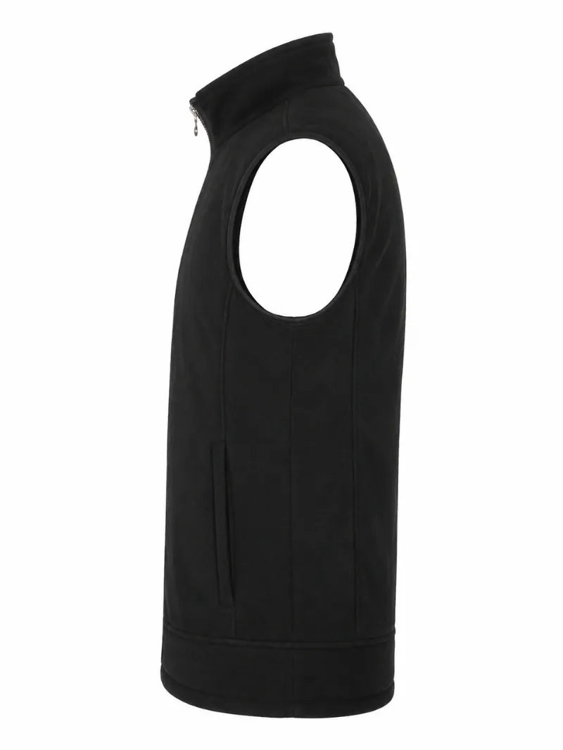 Men's Black Suede Leather Vest