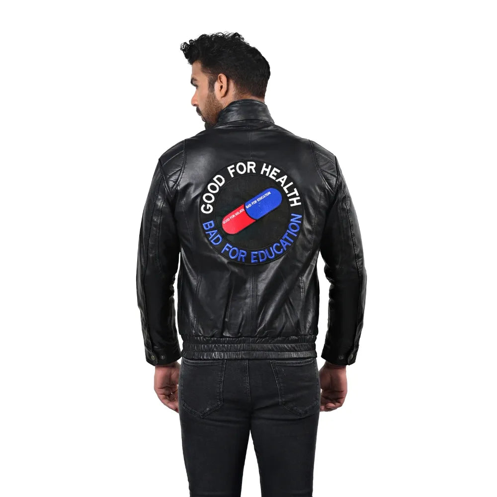 Men’s Black Torvex Leather Jacket