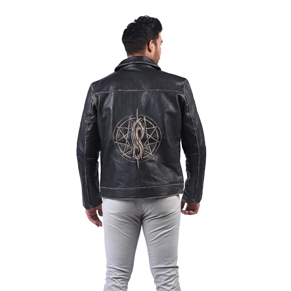 Men’s Black Travor Leather Jacket
