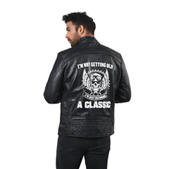 Men’s Black Vantix Leather Jacket