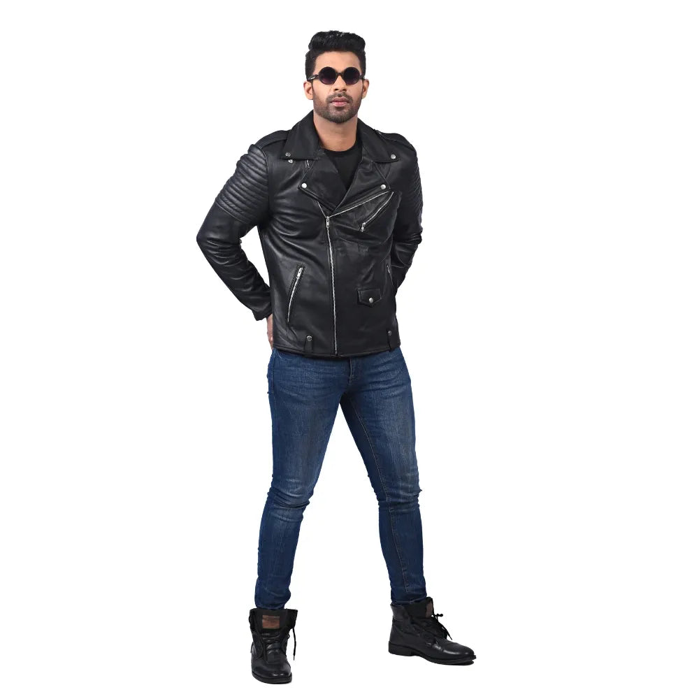 Men’s Black Vantor Leather Jacket